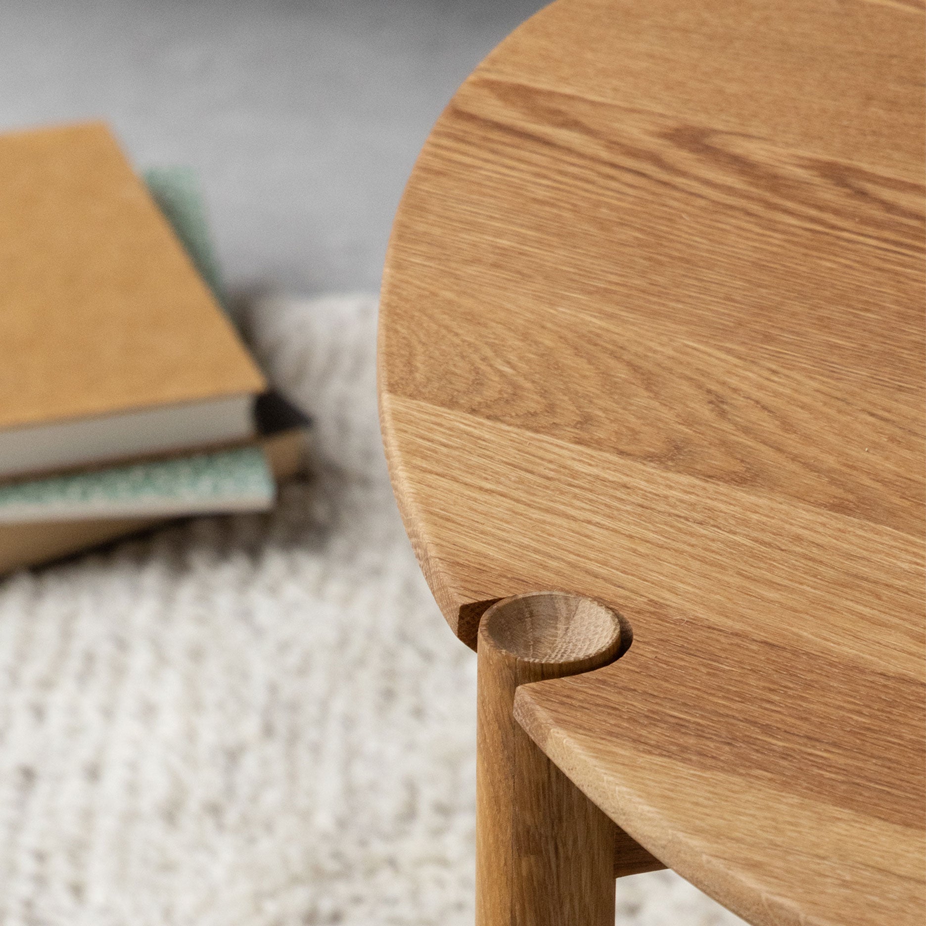 Colo Cross sofabord FSC certificeret egetræ H43 cm